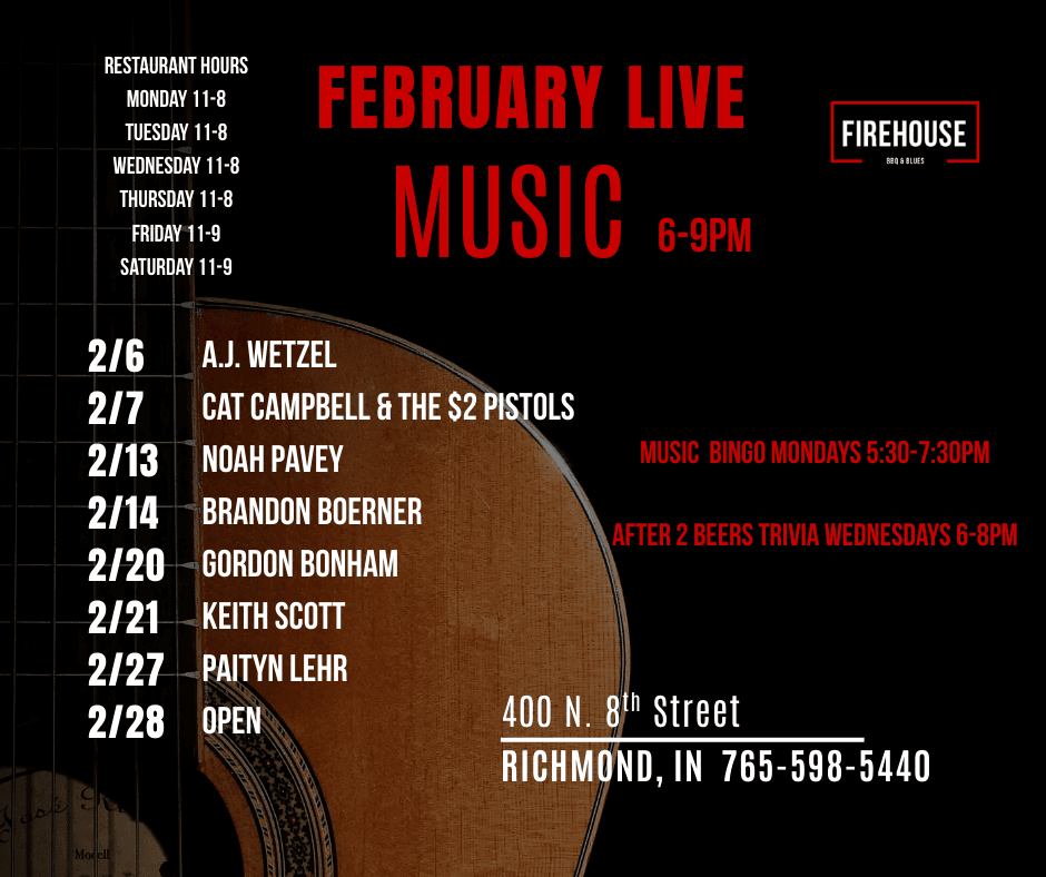 February Live Music