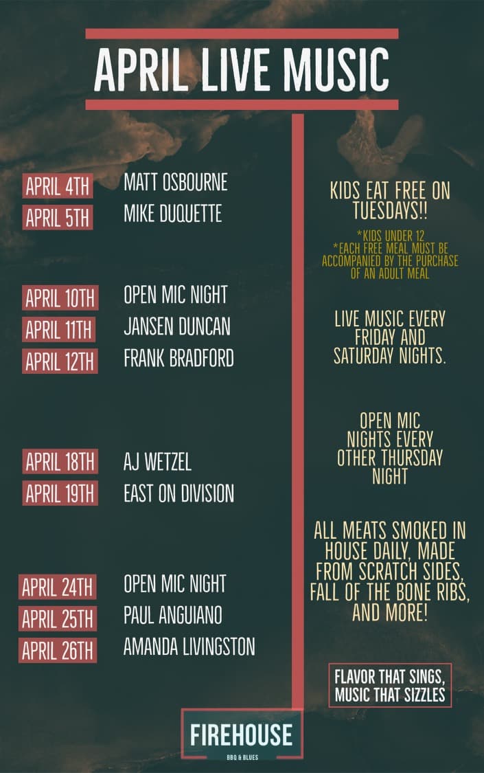 April Live Music