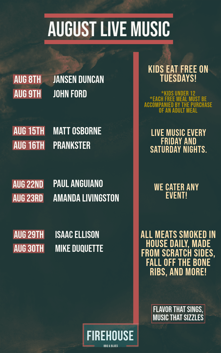 August Live Music