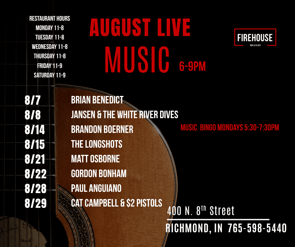 August Live Music