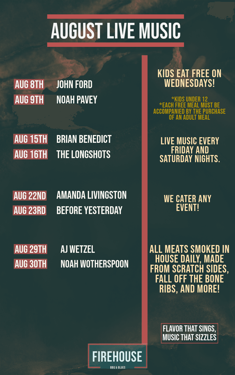 August Live Music
