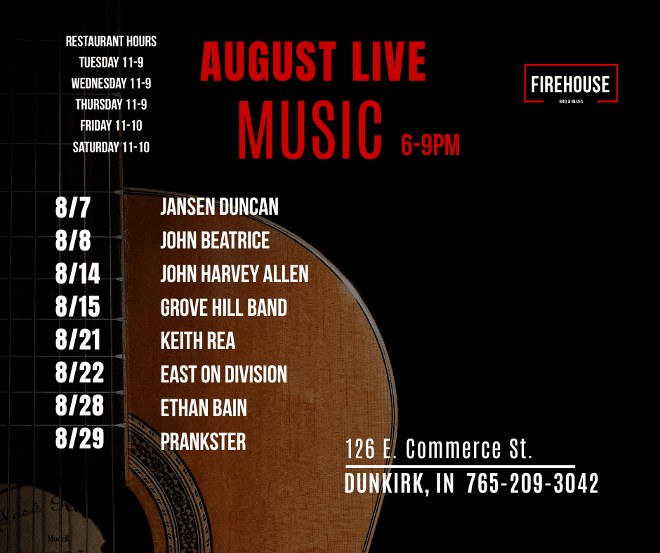 August Live Music